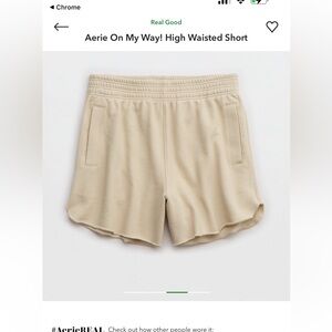 Aerie On My Way! High Waisted Short